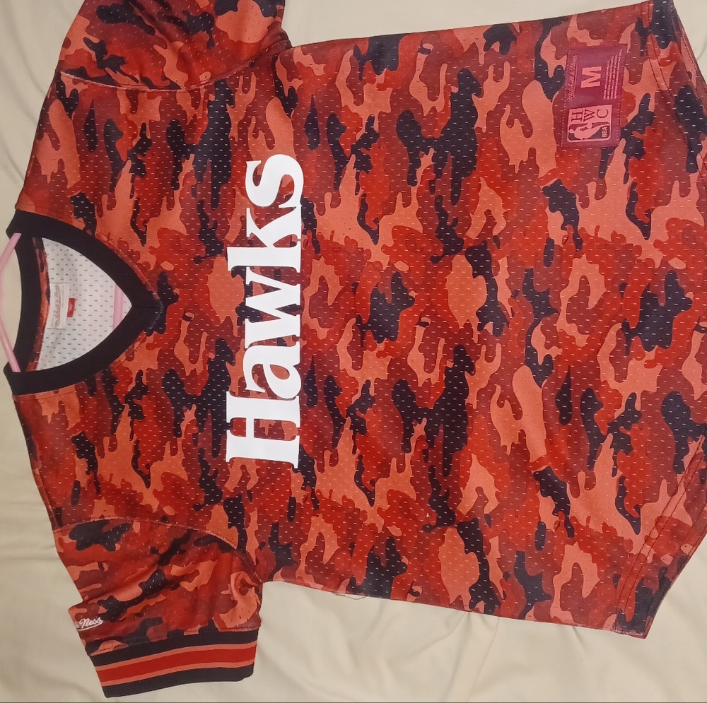 Mitchell & Ness Hawks Baseball Jersey